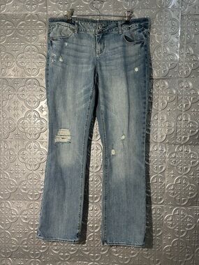 American Eagle Vintage jeans 77 Straight Distressed 14 Stretch Classic Rise 90s